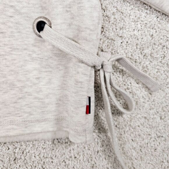 Tommy Hilfiger Denim Sweatshirt w/Side Tie Crop Pullover Women's Size XL - Picture 13 of 15
